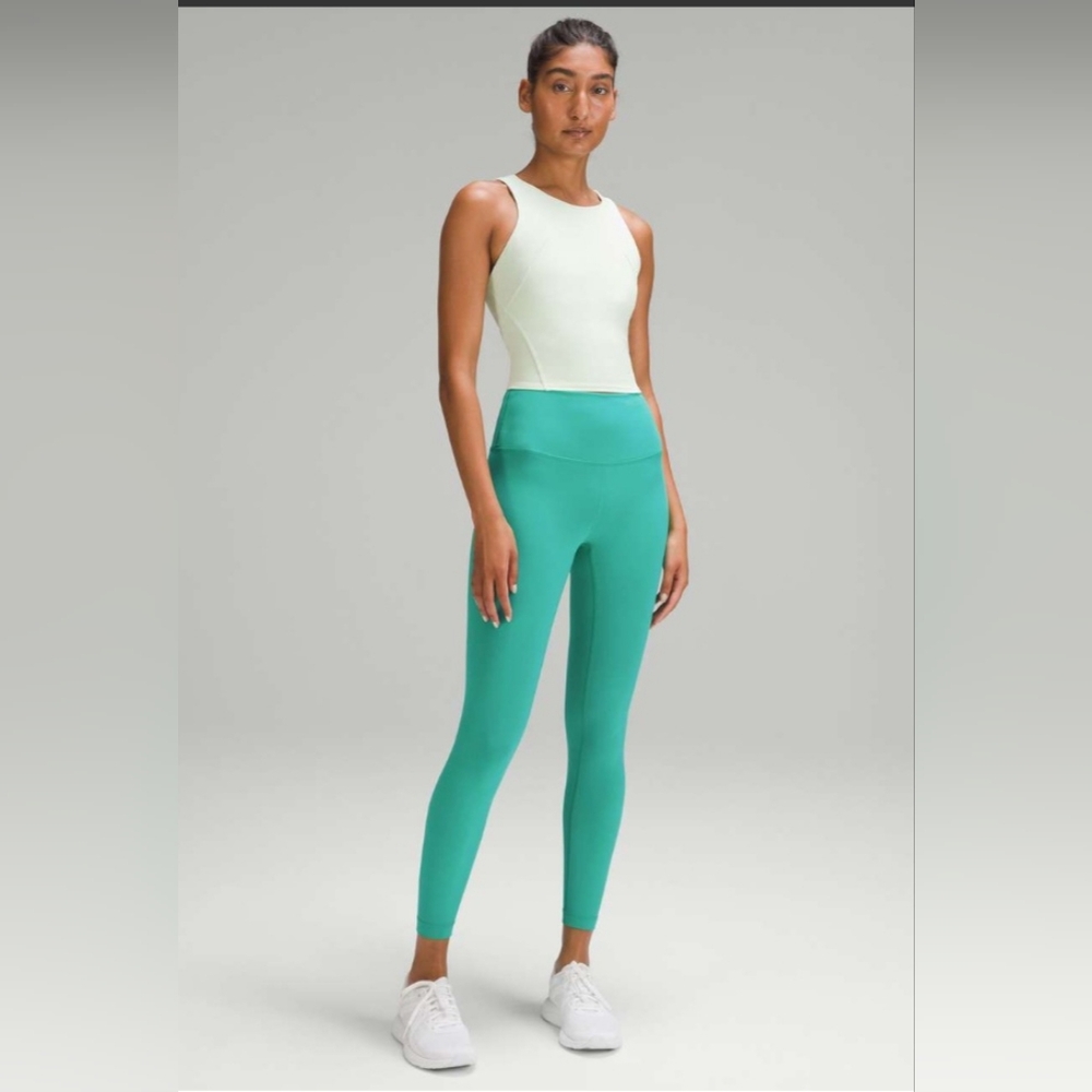 Wunder Train Lululemon High Rise Size 6 Leggings Kelly Green